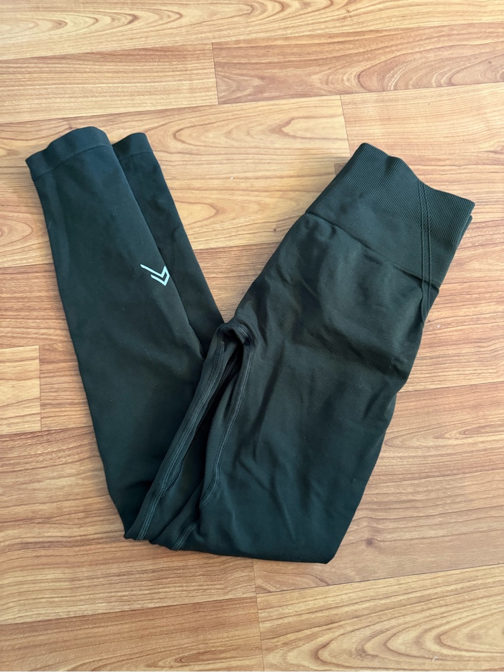 Oner Active Dark Khaki High-Waist Effortless Leggings Short/regular